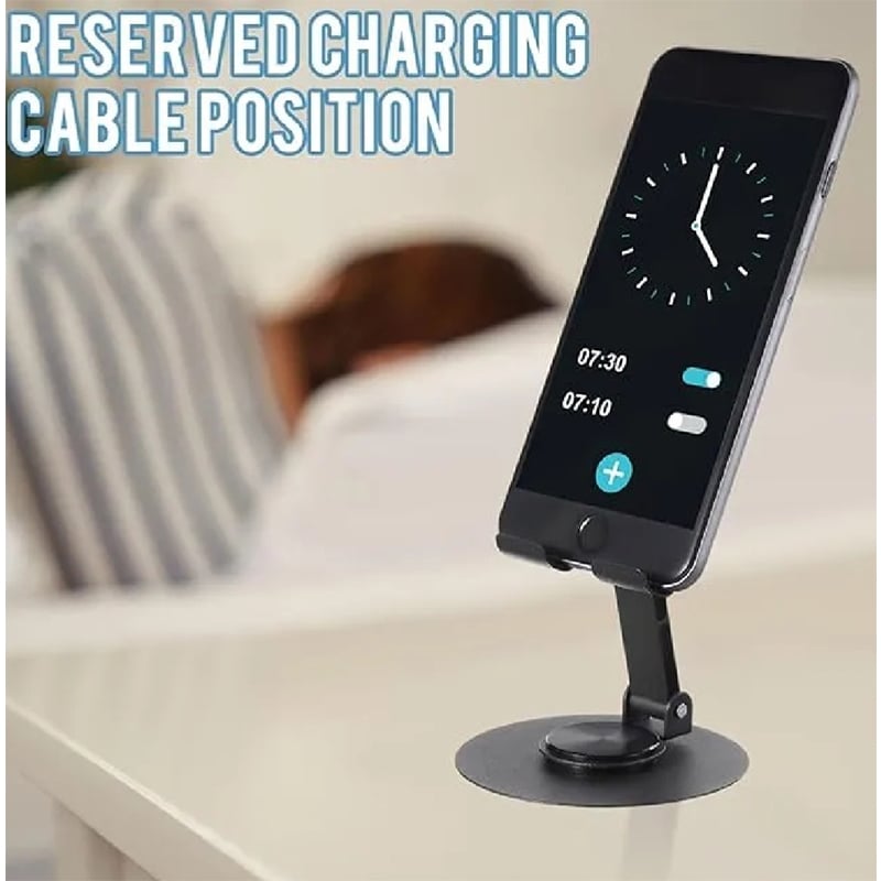 Picture of Explosions desktop mobile phone bracket all metal 360 ° rotating folding flat ipd multifunctional universal lazy bracket