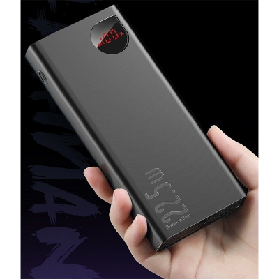 Picture of Beseus Power Bank Adaman 22.5w 20000Mah PPAD000101 Metal Digital Display Quick Charge Power Bank-20K mAh- 22.5Watt