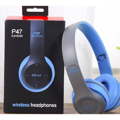 Picture of P47 Wireless Bluetooth Headphone-Multicolor