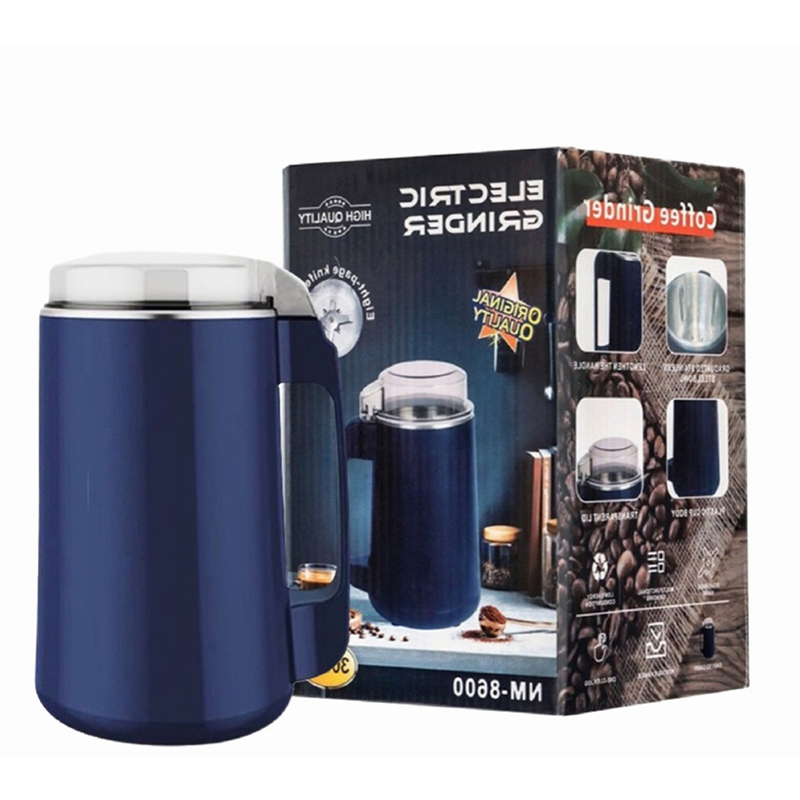 Picture of Mini Electric Coffee Beans Chopper – Superfine Powder Grinding Machine for Spices, Grains, and Beans – Efficient Kitchen Grinder Blender Tool– (950 WatT)-Blue