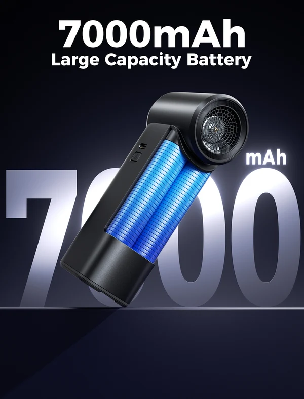 Picture of Aecooly Cold Air Ultra Portable Misting Fan7000MAH & Color Touchscreen(PM01s)