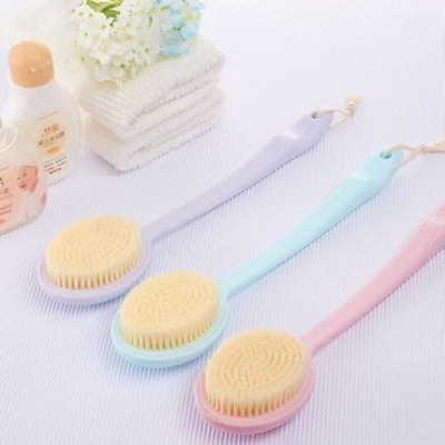 Picture of Bath Brush Long Handle Soft Hair Back Rubbing Body Scrubbing
