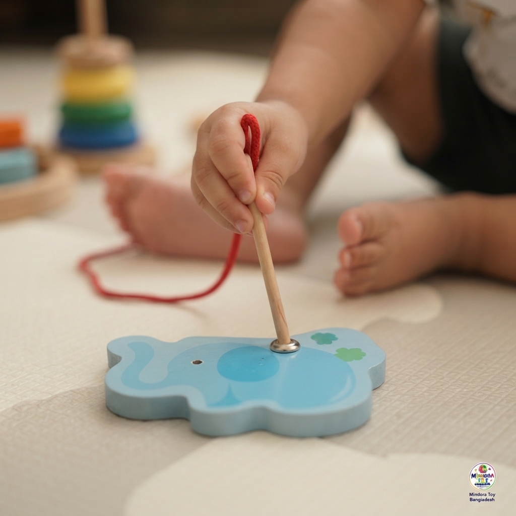 Picture of Wooden Animal Lacing Game – Educational Fine Motor Skills Toy