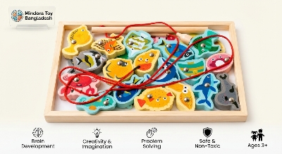Picture of Wooden Magnetic Fishing Game – Educational Learning Toy