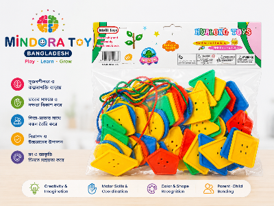 Picture of Shape Lacing Beads – Educational Fine Motor Skills Toy