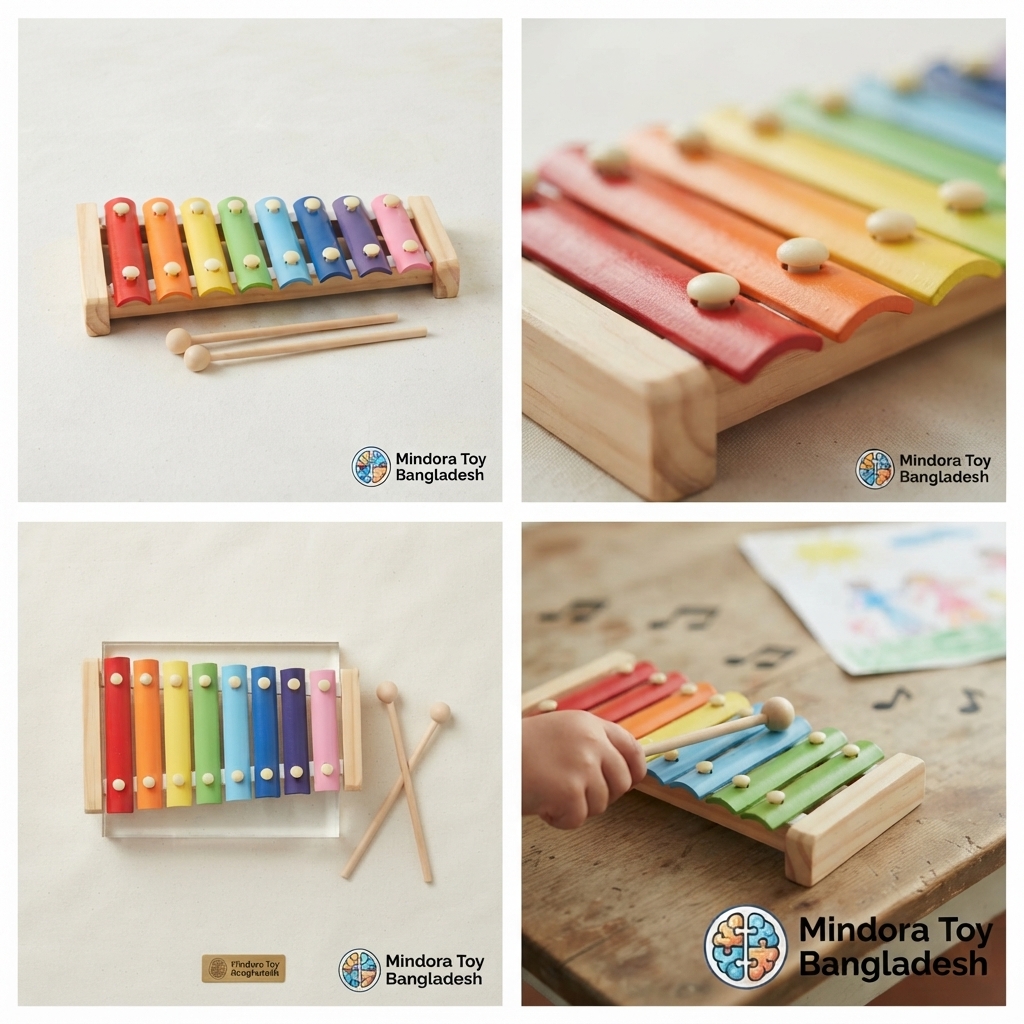 Picture of Wooden Musical Xylophone – Kids Educational Musical Toy