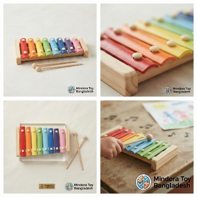 Picture of Wooden Musical Xylophone – Kids Educational Musical Toy