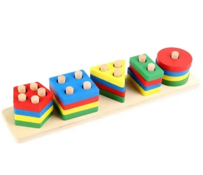 Picture of Shape Sorting & Stacking Puzzle – Big Size Premium Educational Toy