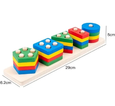 Picture of Shape Sorting & Stacking Puzzle – Big Size Premium Educational Toy