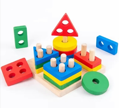 Picture of Shape Sorting & Stacking Puzzle – Small Size Educational Toy