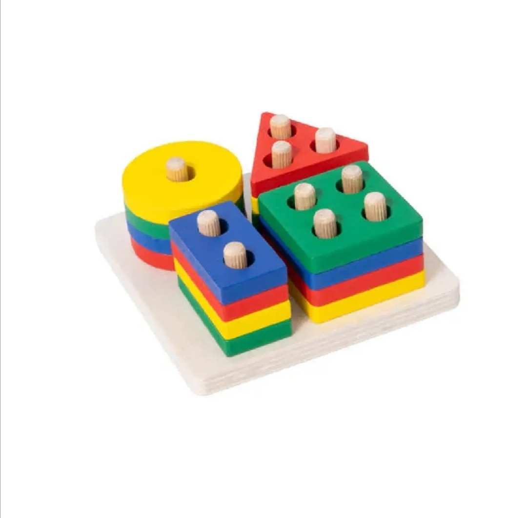 Picture of Shape Sorting & Stacking Puzzle – Small Size Educational Toy