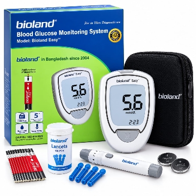 Picture of BIOLAND Easy Blood Glucose Monitoring System Fast Accurate & Code-Free Diabetes Testing