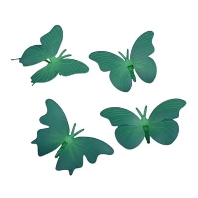 Picture of Radium butterfly-4pc/butterfly radium sticker-4pc - Light green