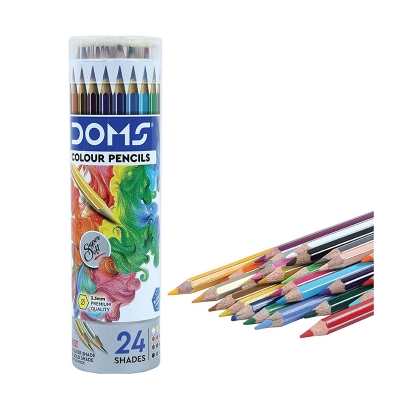 Picture of DOMS Colour Pencils - 24 Colors