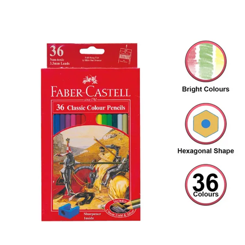 Picture of Faber-Castell Colour Pencils - 12 Colors