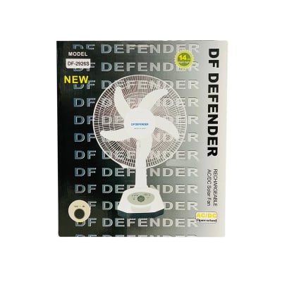 Picture of Defender Rechargeable Fan DF-2926S 16" (Made In China) - Multicolor