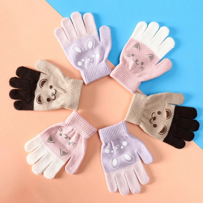 Picture of Kids Finger Gloves-Age Group-4 Years, Multicolor