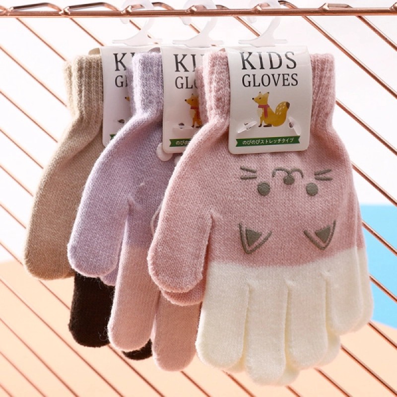 Picture of Kids Finger Gloves-Age Group-4 Years, Multicolor