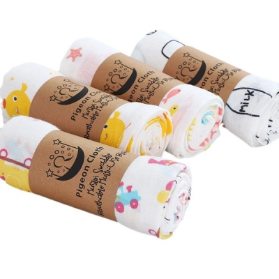 Picture of 2 layer muslin warping swaddle-Multicolor