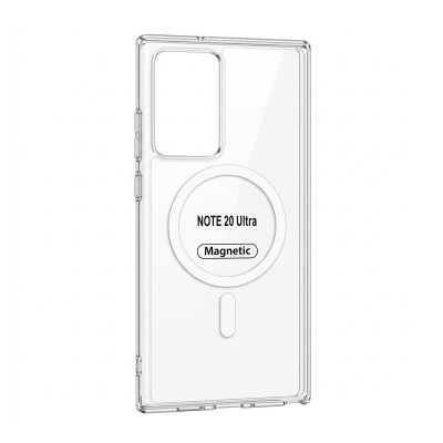 Picture of Samsung Galaxy Note 20 Ultra Anti Yellow Phone Case Magsafe Clear Case Animation Magnetic Suffering Mobile Transparent Phone Back Cover