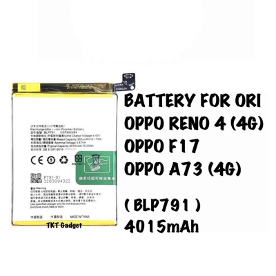 Picture of RT - BLP791 Phone Battery For Oppo F17 / F17 Pro / Oppo A73 / Reno 4 (4G) / Reno 4 Lite Replacement Phone Battery - 4015mAh