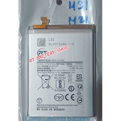 Picture of RT - For Samsung Galaxy M21 / M30s / M31 / F41 / M20S Mobile Phone Battery EB-BM207ABY - 6000mAh Replacement Battery