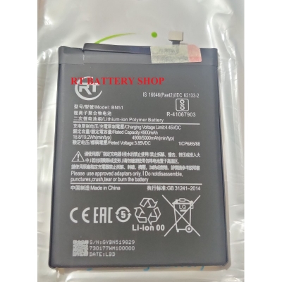 Picture of RT - BN51 5000 mAh Replacement Battery For Redmi 8 / Redmi 8A / Redmi 8 Dual Mobile Phone Battery