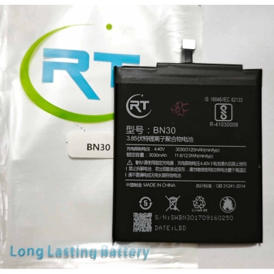 Picture of RT - BN30 Battery Replacement for Xiaomi Redmi 4a - 3120mAh