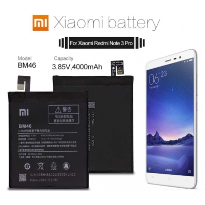 Picture of RT - BM46 Battery For Redmi Note 3 / Redmi Note 3 Pro Capacity 4000mAh High Quality Phone Replacement Batteries