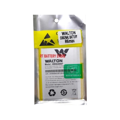 Picture of WMB4000F - 4000mAh Replacement Battery For Walton R6 Max Battery Mobile Phone Batteries