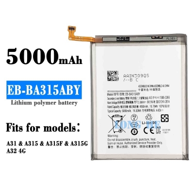 Picture of RT - Samsung Galaxy A22 / A31 / A31S / A32 Mobile Phone Battery For EB-BA315ABY - 5000mAh Replacement Battery
