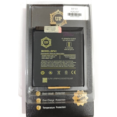 Picture of UP - BP41 For Xiaomi Redmi K20 Mi 9T Premium Rechargeable Battery - 4000mAh
