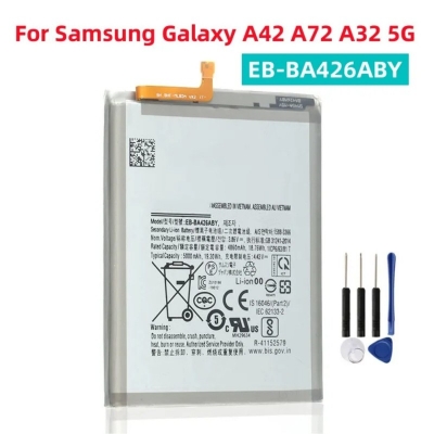 Picture of RT - For Samsung Galaxy A32 (5G) , A42 (5G) , A72 (5G) , M22 , M32 Mobile Phone Battery EB-BA426ABY - 5000mAh Replacement Battery
