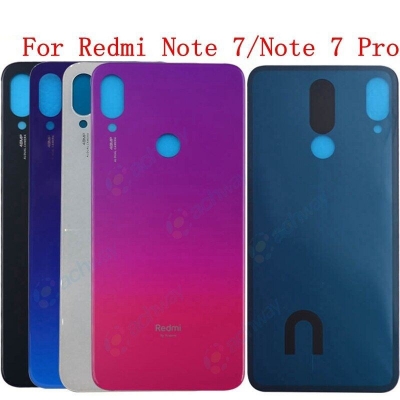 Picture of Backshell for Redmi Note 7 Replacement Glass Battery Back Cover For Xiaomi Redmi Note 7 Pro Back Rear Glass