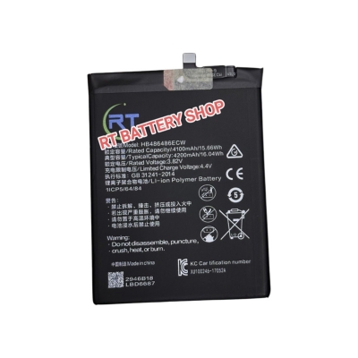 Picture of RT - HB486486ECW Phone Battery For Huawei P30 Pro / Mate 20 Pro / Mate 20 RS / Mate 20X 5G Replacement Phone Battery - 4200mAh