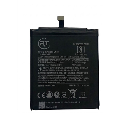 Picture of RT - BN34 2910mAh Replacement Battery For Xiaomi Redmi 5A Mobile Phone Batteries