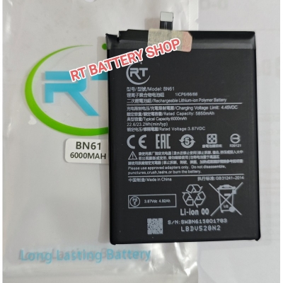 Picture of RT - BN61 6000mAh Replacement Battery For POCO X3 / POCO X3 Pro Mobile Phone Battery Black