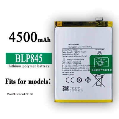 Picture of RT - BLP845 Phone Battery For OnePlus Nord CE 5G Replacement Phone Battery - 4500mAh