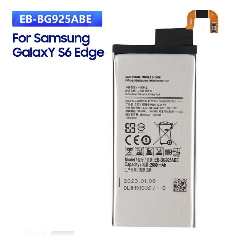Picture of RT - For Samsung Galaxy S6 Edge Mobile Phone Battery EB-BG925ABE - 2600mAh Replacement Battery