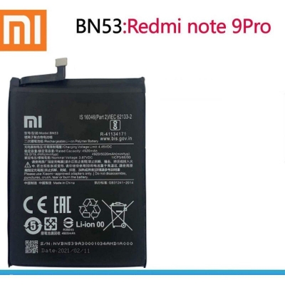 Picture of RT - BN53 5020mAh Replacement Battery For Redmi Note 9 Pro / Note 9 Pro Max Mobile Phone Battery