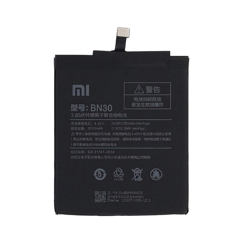 Picture of RT - BN30 Battery Replacement for Xiaomi Redmi 4a - 3120mAh