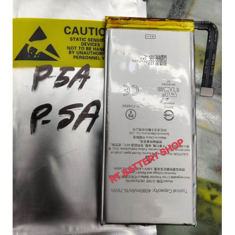 Picture of GTB1F - Phone Battery For Google Pixel 5 (GD1YQ/GTT9Q) Replacement Phone Battery