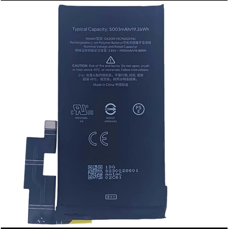 Picture of G63QN - Phone Battery For Google Pixel 6 Pro Replacement Phone Battery