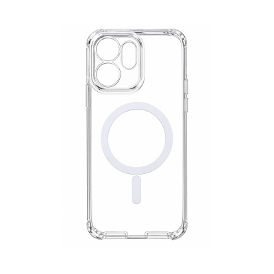 Picture of Oppo Reno14 F Anti Yellow Phone Case Magsafe Clear Case Animation Magnetic Suffering Mobile Transparent Phone Back Cover Cover