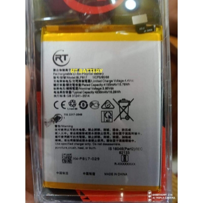 Picture of RT - BLP817 Oppo A3S / Oppo A15 / Oppo A15s / Oppo A16k / Oppo A16 / Oppo A16e / Oppo A35 Replacement Battery -  4230 mAh
