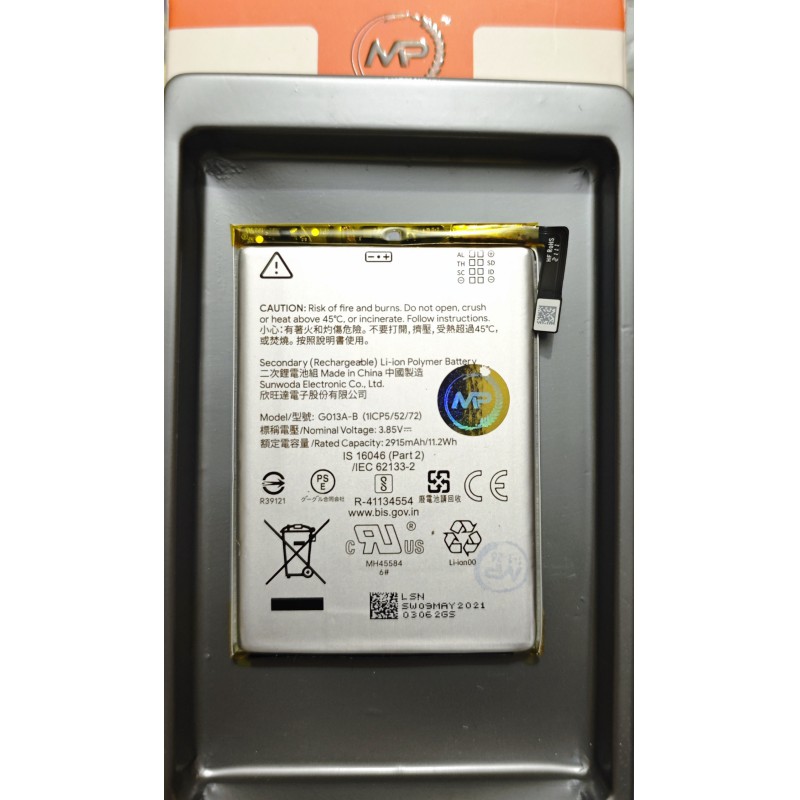 Picture of G013A-B Phone Batteries For Google Pixel 3 Replacement Phone Battery