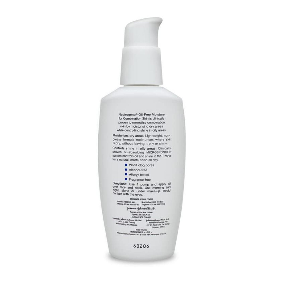 Picture of Neutrogena Oil-Free Moisture-Combination Skin 118ml