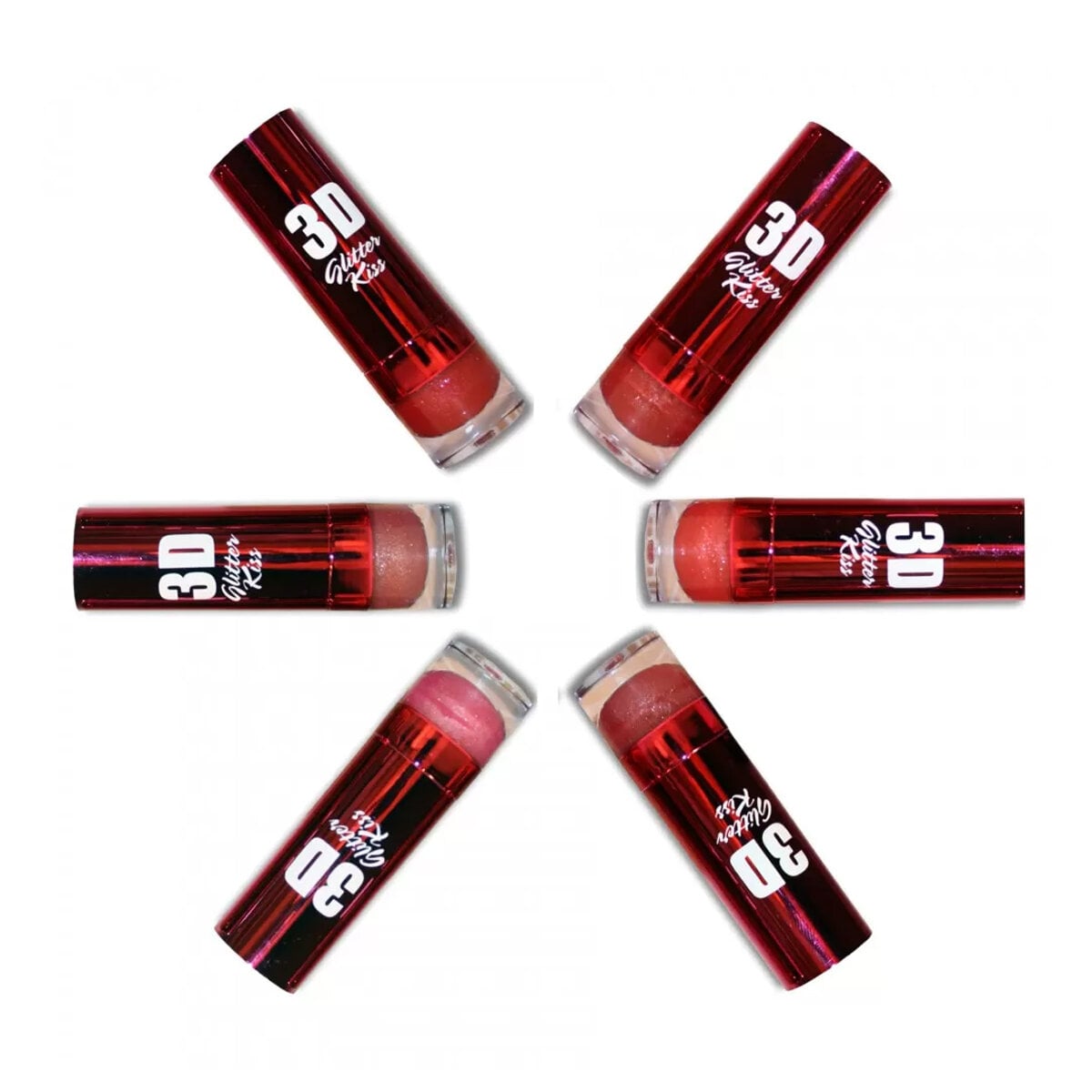 Picture of W 7 Cosmetics 3D Glitter Kiss Lipstick - 3G