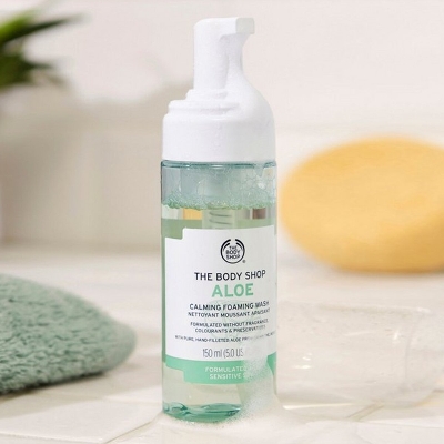 Picture of The Body Shop Aloe Calming Foaming Wash 150ml