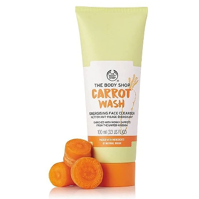 Picture of The Body Shop Carrot Wash Energizing Face Cleanser for Unisex - 100ml